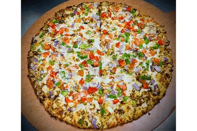 ACHARI GOBI PIZZA (VEGAN CHEESE)